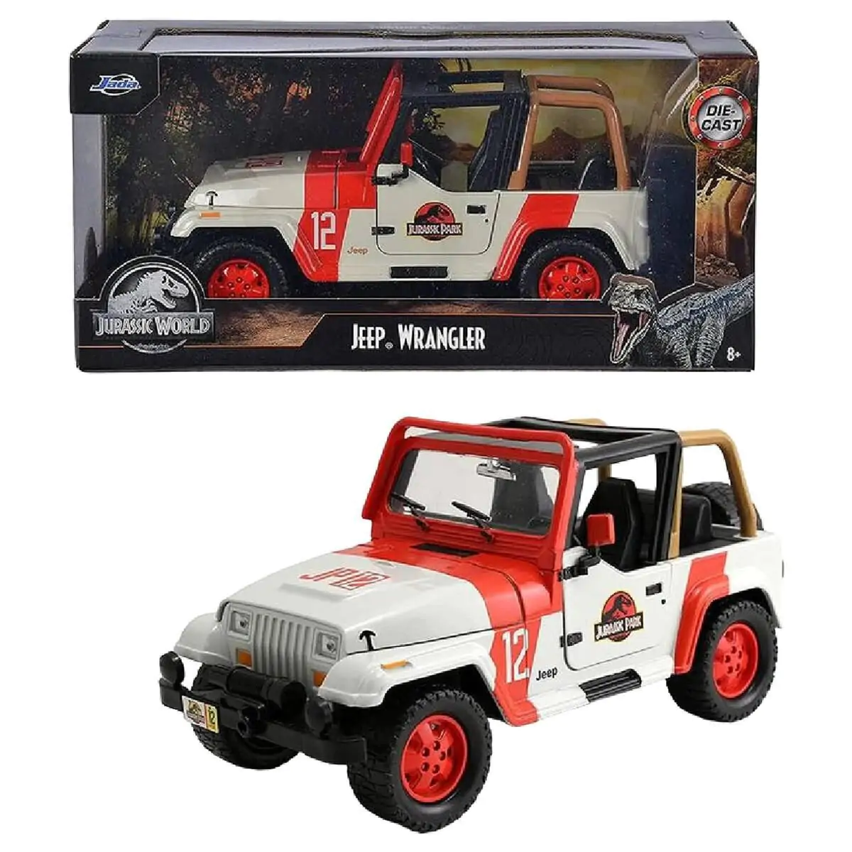 Jurassic Park Jeep Wrangler automobil 1/24 fotografija proizvoda