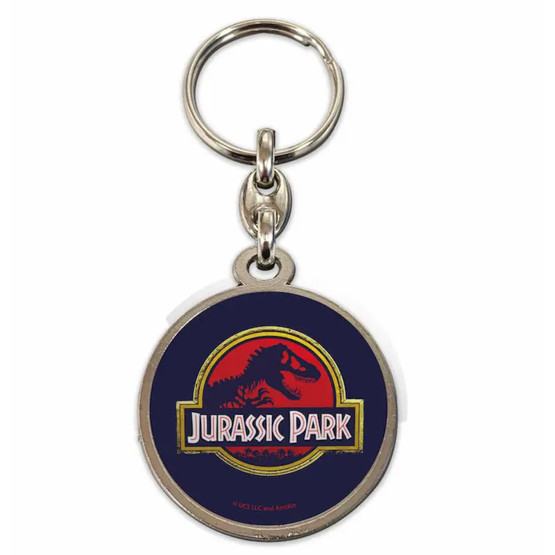 Jurassic Park Metal Privjesak Filmski Logo 7 cm fotografija proizvoda