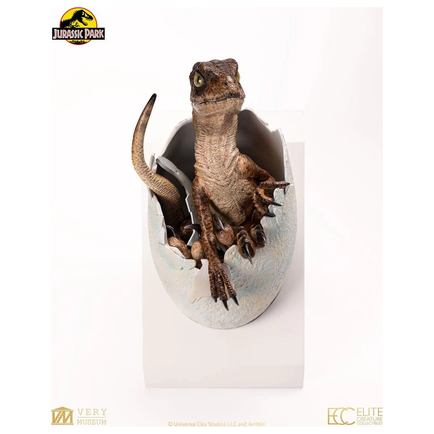 Jurassic Park Replika bista Velociraptor Jaje u izlijeganju 24 cm fotografija proizvoda