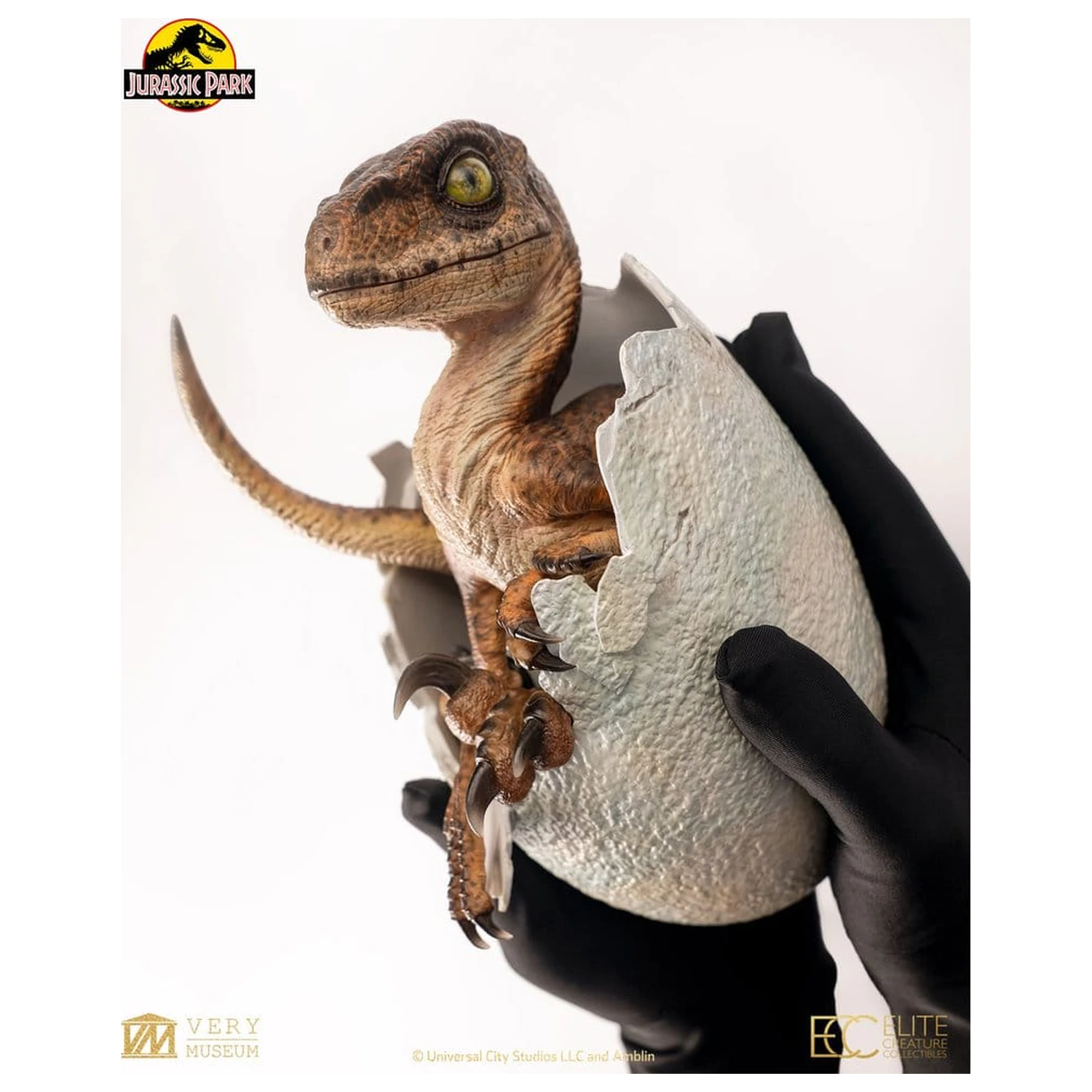 Jurassic Park Replika bista Velociraptor Jaje u izlijeganju 24 cm fotografija proizvoda