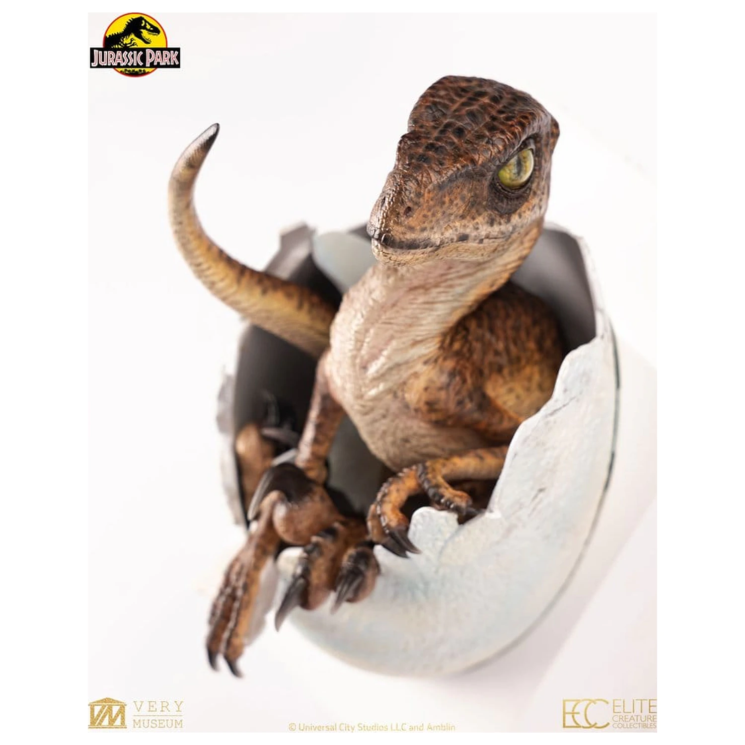 Jurassic Park Replika bista Velociraptor Jaje u izlijeganju 24 cm fotografija proizvoda