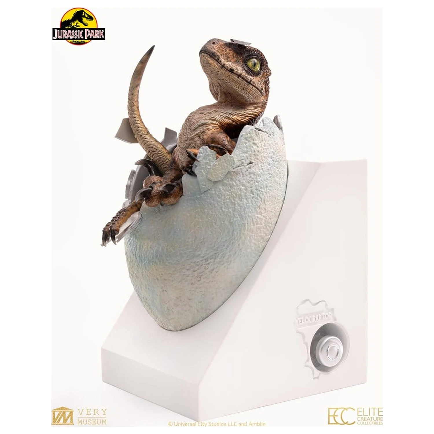 Jurassic Park Replika bista Velociraptor Jaje u izlijeganju 24 cm fotografija proizvoda