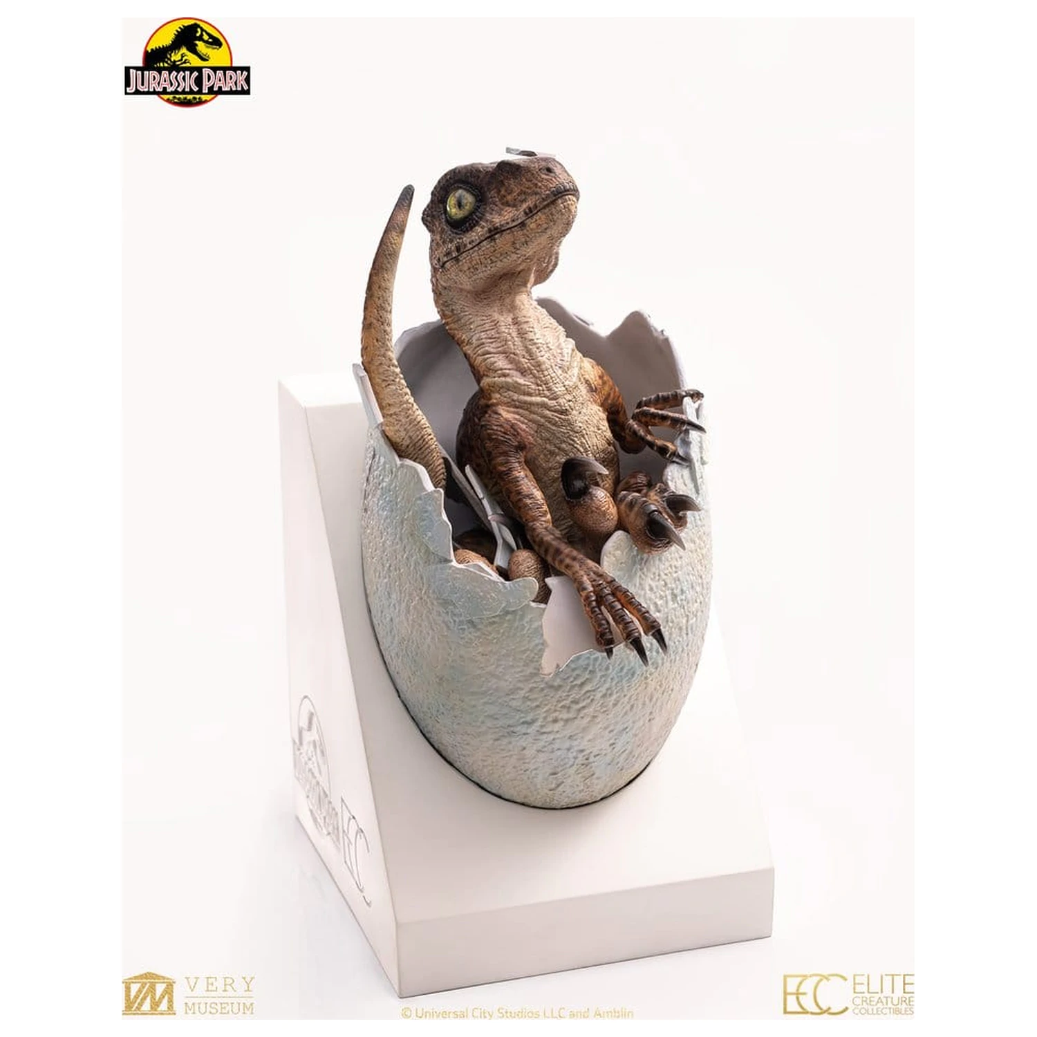 Jurassic Park Replika bista Velociraptor Jaje u izlijeganju 24 cm fotografija proizvoda