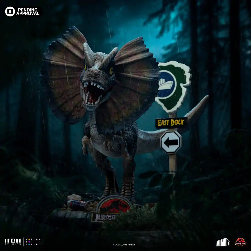 Jurassic Park Mini Co. PVC Kipić Dilophosaurus 12 cm fotografija proizvoda