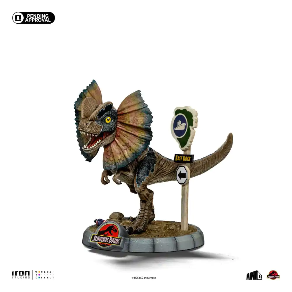 Jurassic Park Mini Co. PVC Kipić Dilophosaurus 12 cm fotografija proizvoda