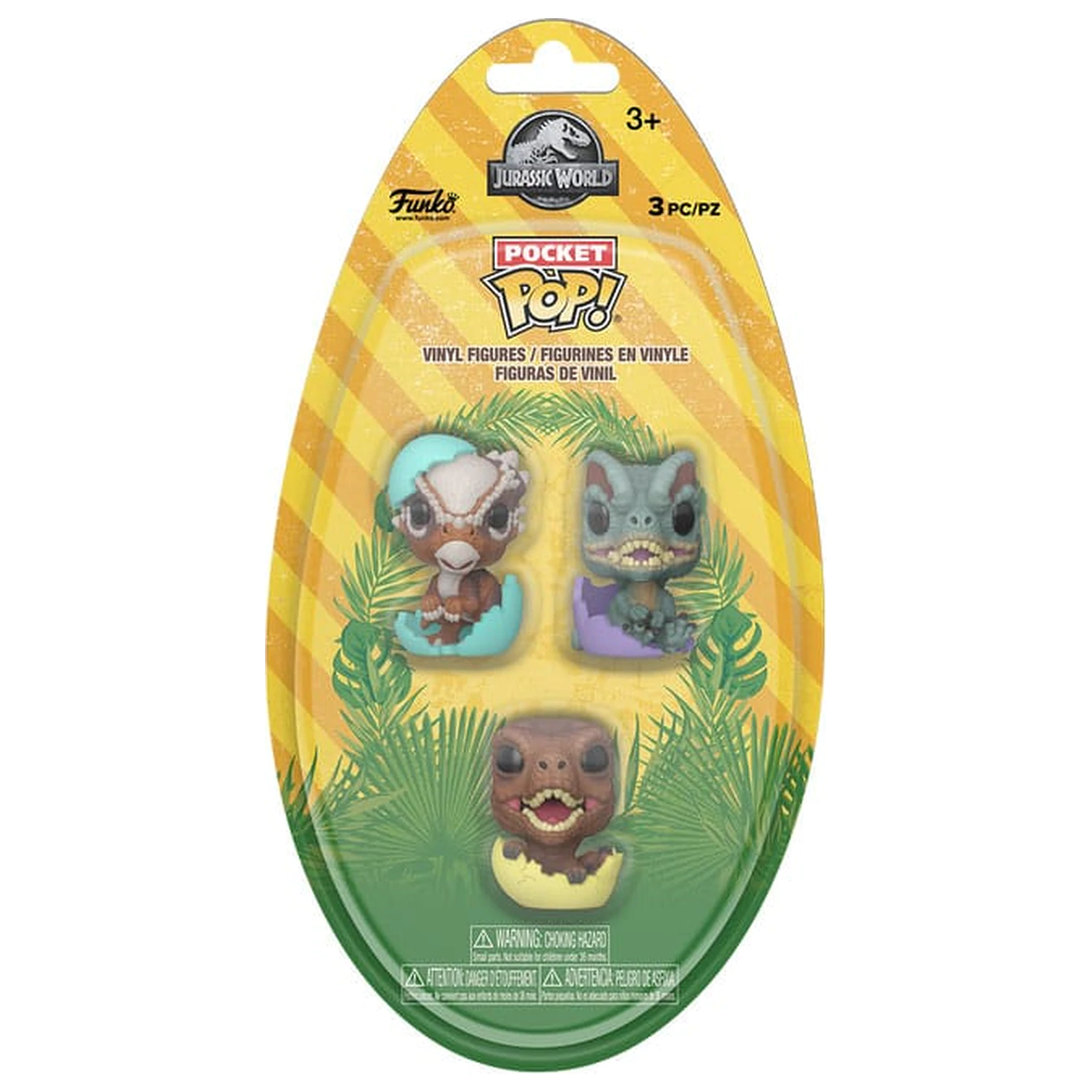 Jurassic Park Pocket Funko POP! vinilna figura Easter Egg 3-Pack Dinos 4 cm fotografija proizvoda