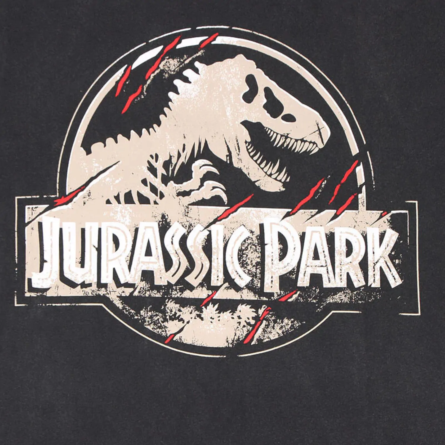 Jurassic Park Majica izgrebanog logotipa fotografija proizvoda