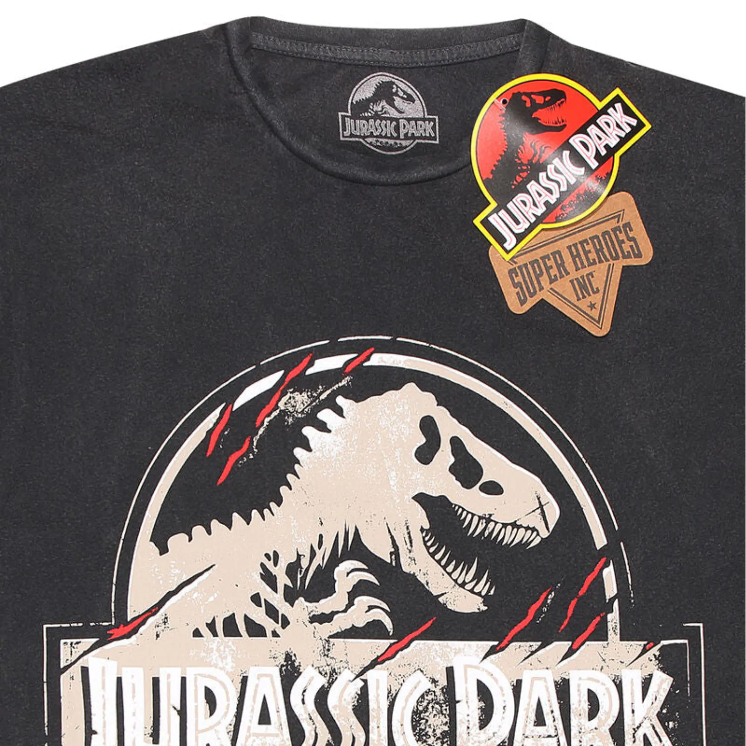 Jurassic Park Majica izgrebanog logotipa fotografija proizvoda