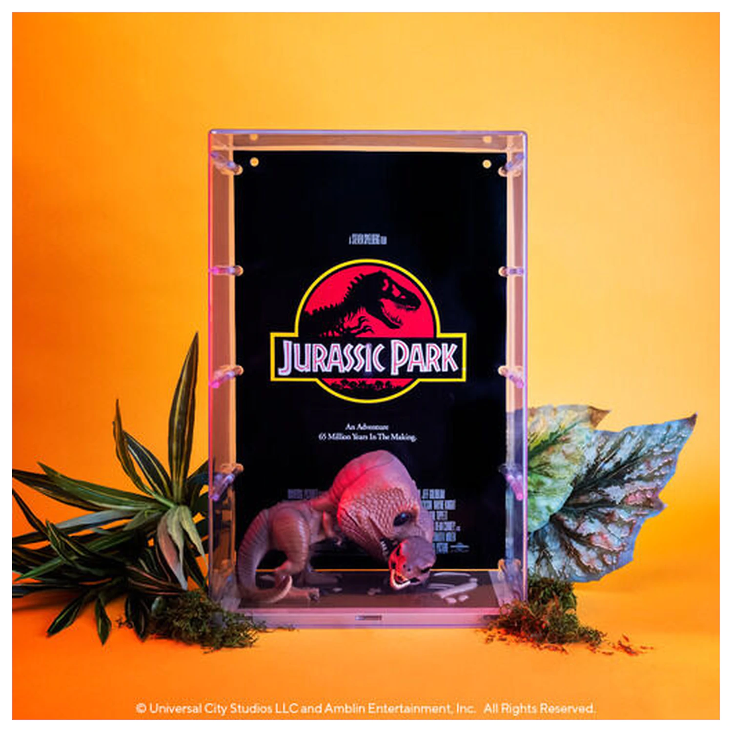 Jurassic Park POP! Filmski poster & Figura Tyrannosaurus Rex & Velociraptor 9 cm fotografija proizvoda