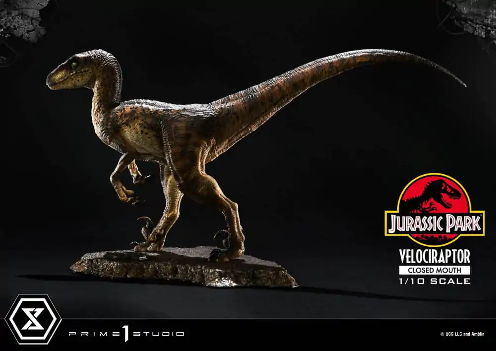 Jurassic Park Prime Collectibles kipić 1/10 Velociraptor zatvorenih usta 19 cm fotografija proizvoda