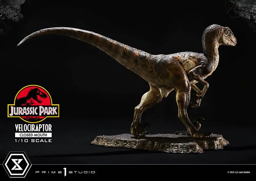 Jurassic Park Prime Collectibles kipić 1/10 Velociraptor zatvorenih usta 19 cm fotografija proizvoda