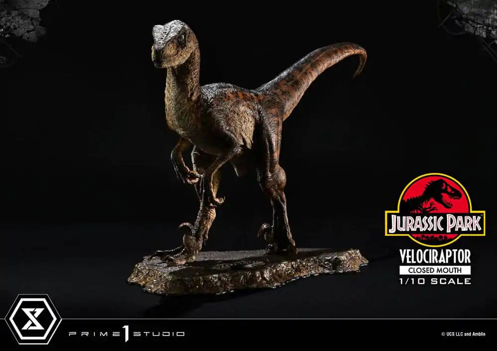 Jurassic Park Prime Collectibles kipić 1/10 Velociraptor zatvorenih usta 19 cm fotografija proizvoda