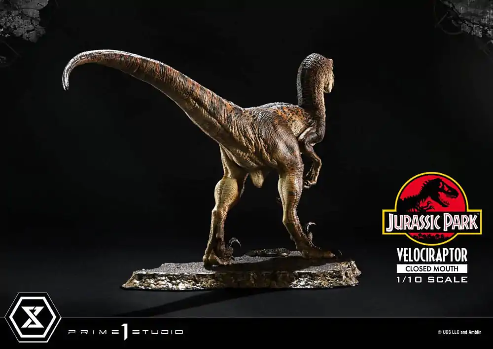 Jurassic Park Prime Collectibles kipić 1/10 Velociraptor zatvorenih usta 19 cm fotografija proizvoda