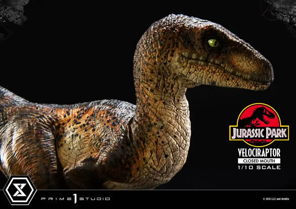 Jurassic Park Prime Collectibles kipić 1/10 Velociraptor zatvorenih usta 19 cm fotografija proizvoda