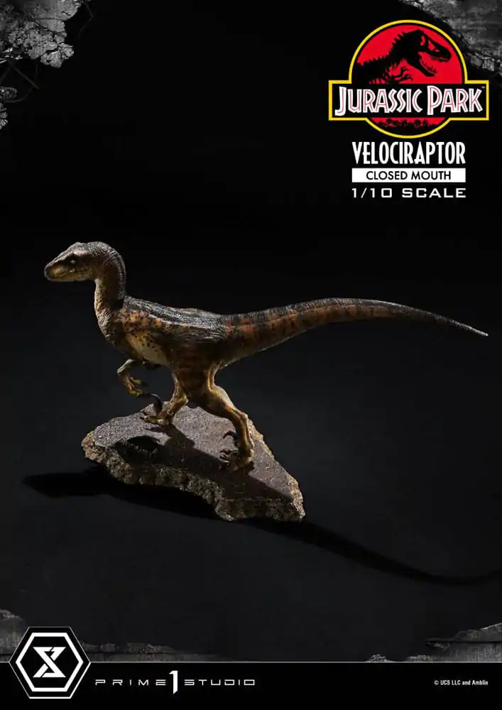 Jurassic Park Prime Collectibles kipić 1/10 Velociraptor zatvorenih usta 19 cm fotografija proizvoda