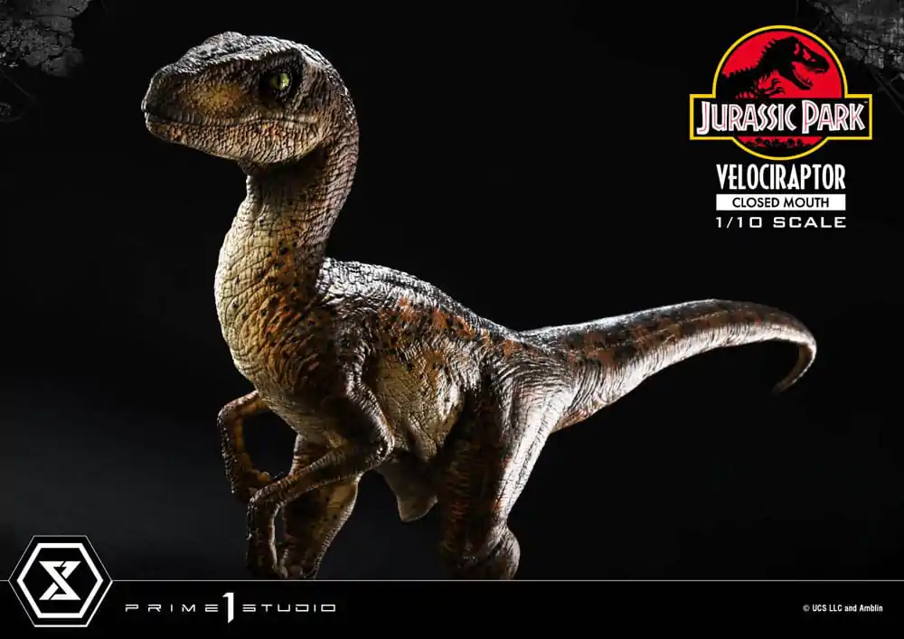 Jurassic Park Prime Collectibles kipić 1/10 Velociraptor zatvorenih usta 19 cm fotografija proizvoda