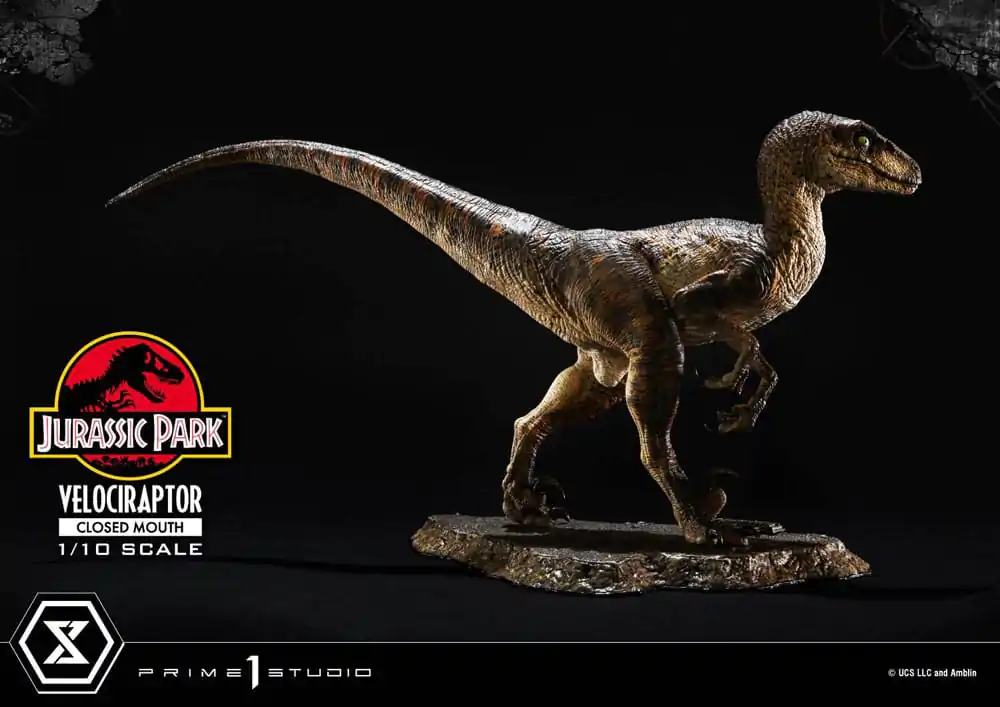 Jurassic Park Prime Collectibles kipić 1/10 Velociraptor zatvorenih usta 19 cm fotografija proizvoda