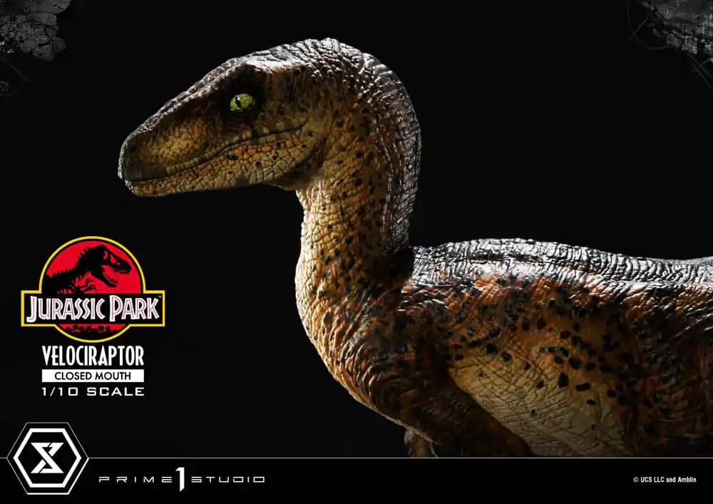 Jurassic Park Prime Collectibles kipić 1/10 Velociraptor zatvorenih usta 19 cm fotografija proizvoda