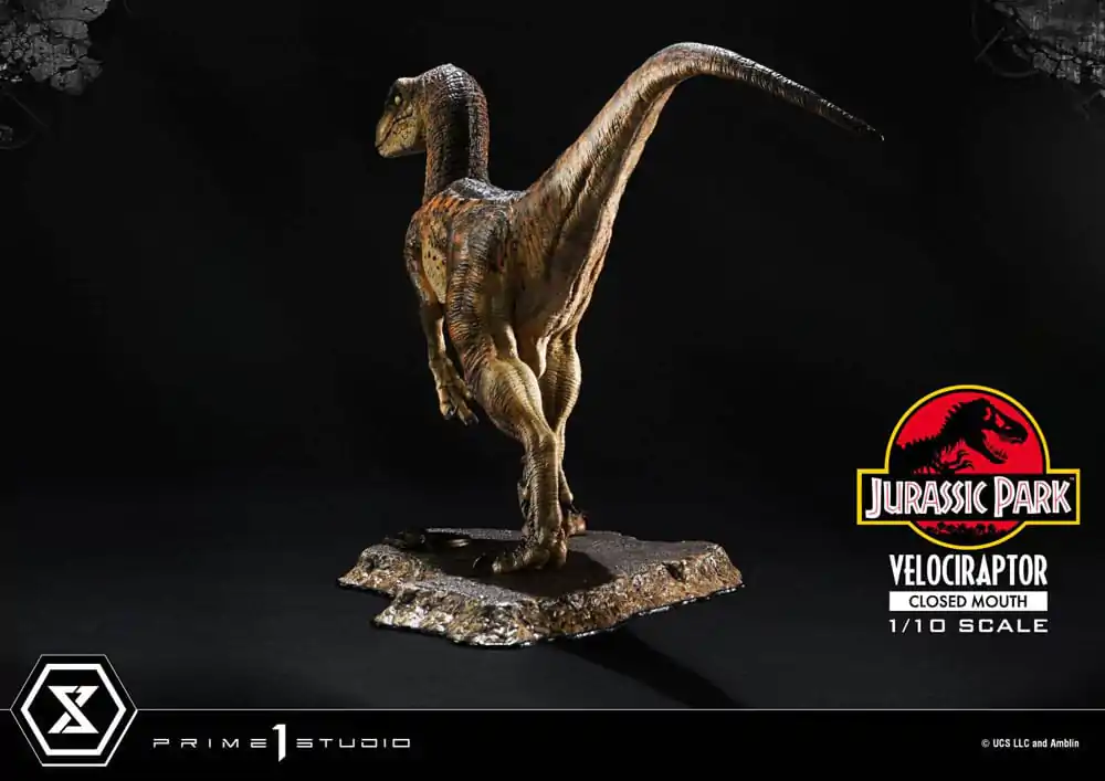 Jurassic Park Prime Collectibles kipić 1/10 Velociraptor zatvorenih usta 19 cm fotografija proizvoda