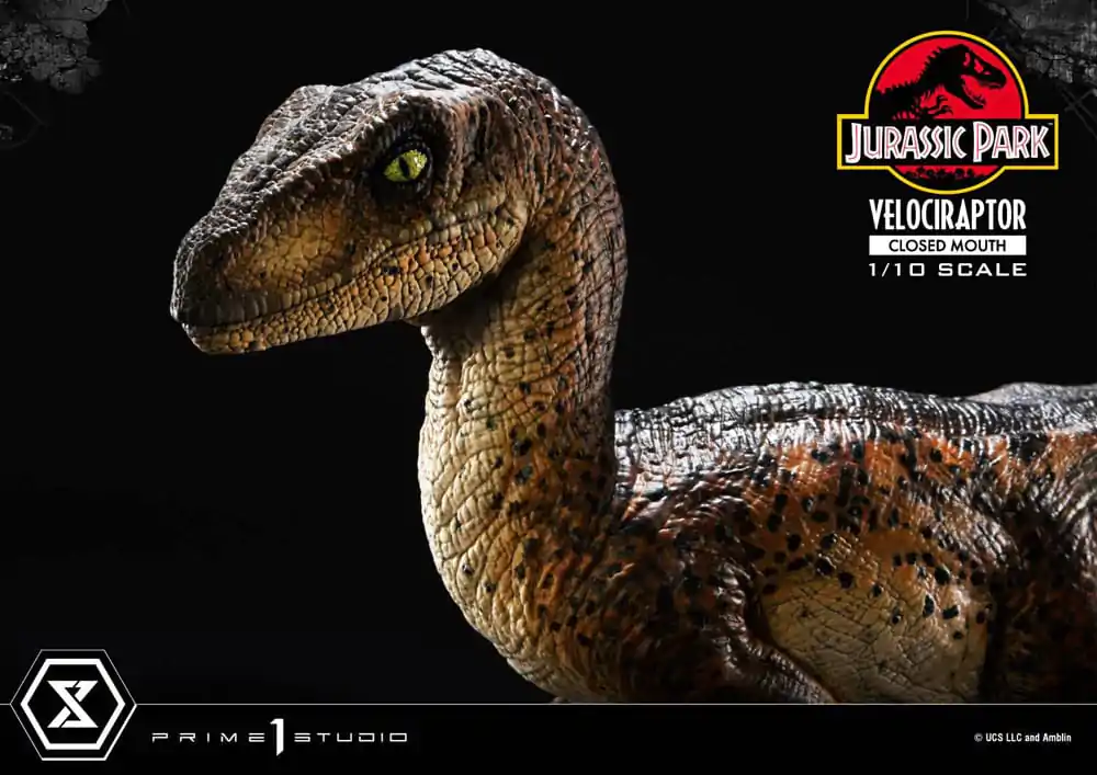 Jurassic Park Prime Collectibles kipić 1/10 Velociraptor zatvorenih usta 19 cm fotografija proizvoda