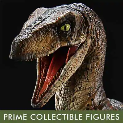 Jurassic Park Prime Collectibles Kip 1/10 Velociraptor Skok 21 cm fotografija proizvoda