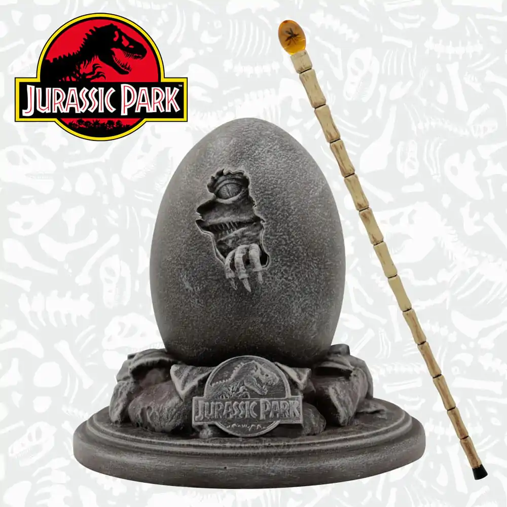 Jurassic Park Replicas 30th Anniversary Replika Jaje & John Hammond Štap Set fotografija proizvoda