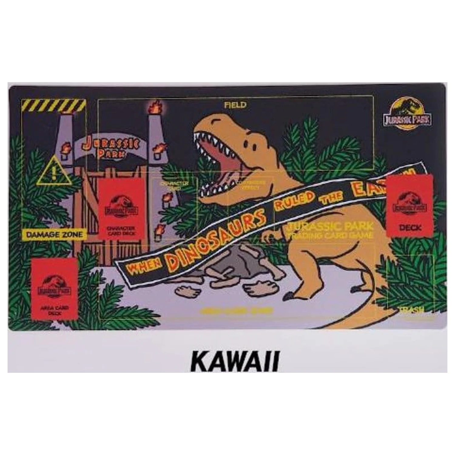 Jurassic Park TCG podloga za igru Kawaii T-Rex 60 cm fotografija proizvoda