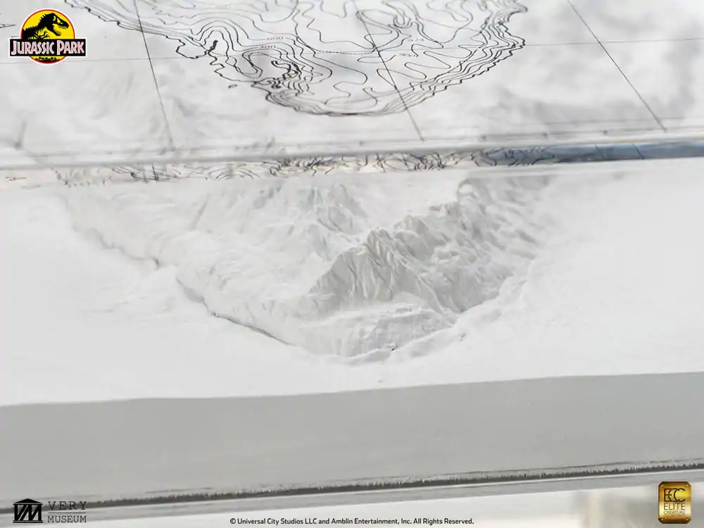 Jurassic Park Topografska Karta Isla Nublar fotografija proizvoda