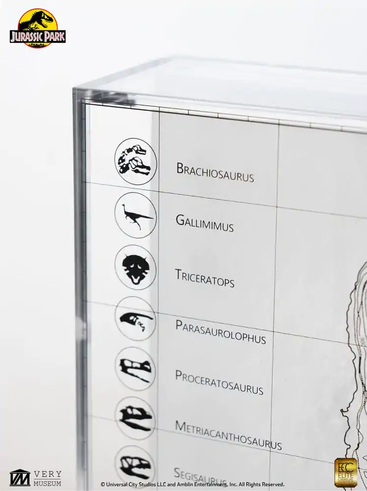 Jurassic Park Topografska Karta Isla Nublar fotografija proizvoda