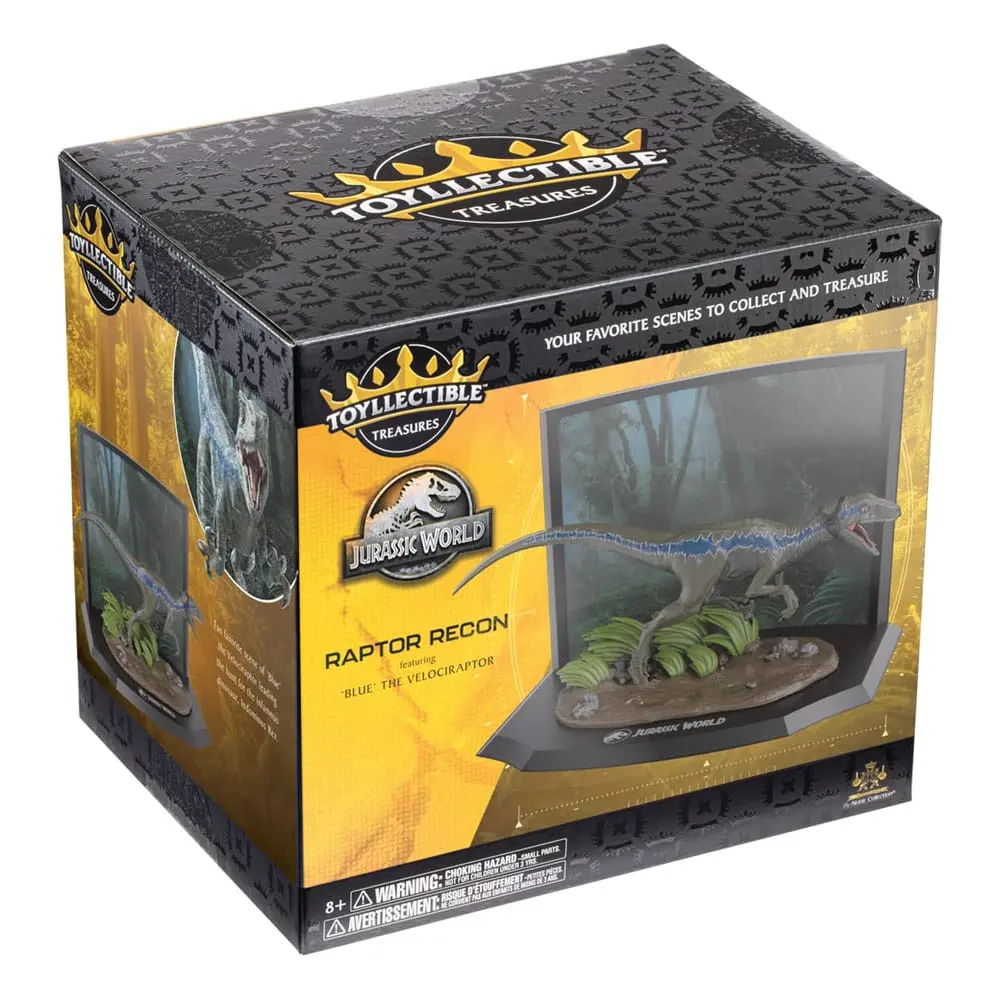 Jurassic Park Toyllectible Treasure kip Velociraptor Blue Raptor Recon 8 cm fotografija proizvoda