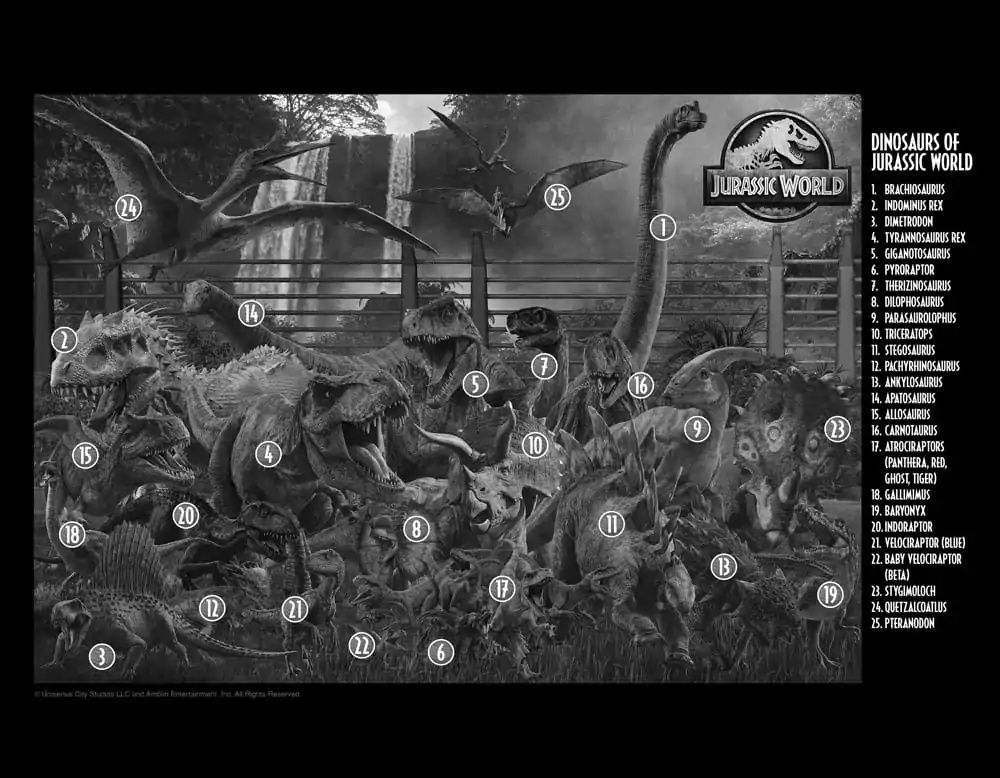 Jurassic World: Puzzle od 3000 dijelova fotografija proizvoda