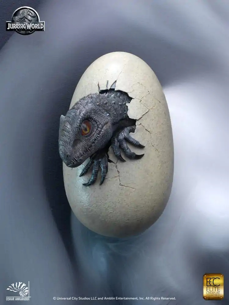 Jurassic World Set od 3 Kipa 1/2 Hatching Indominus Rex 13 cm fotografija proizvoda