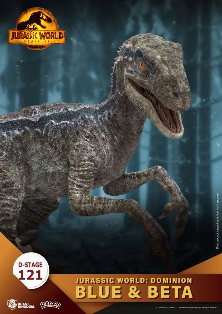 Jurassic World: Dominion D-Stage PVC Diorama Blue & Beta 13 cm fotografija proizvoda