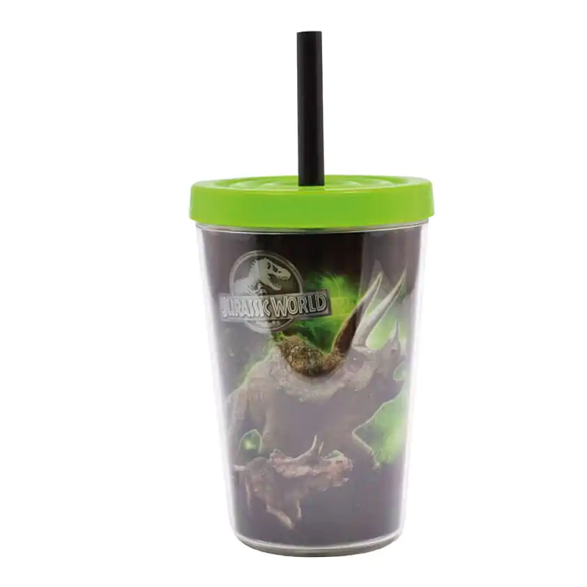 Jurassic World čaša za piće sa slamkom 300 ml fotografija proizvoda