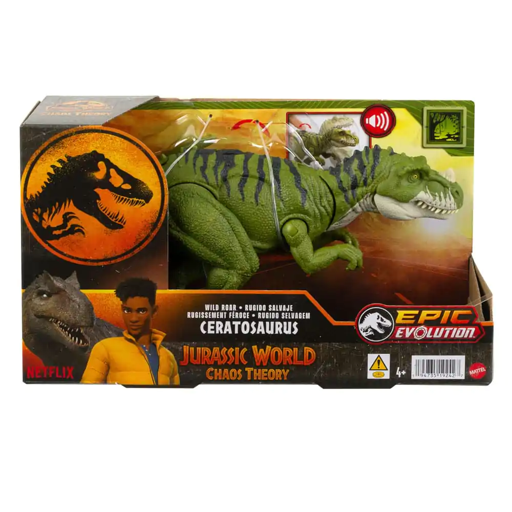 Jurassic World Epic Evolution akcijska figura Wild Roar Ceratosaurus fotografija proizvoda