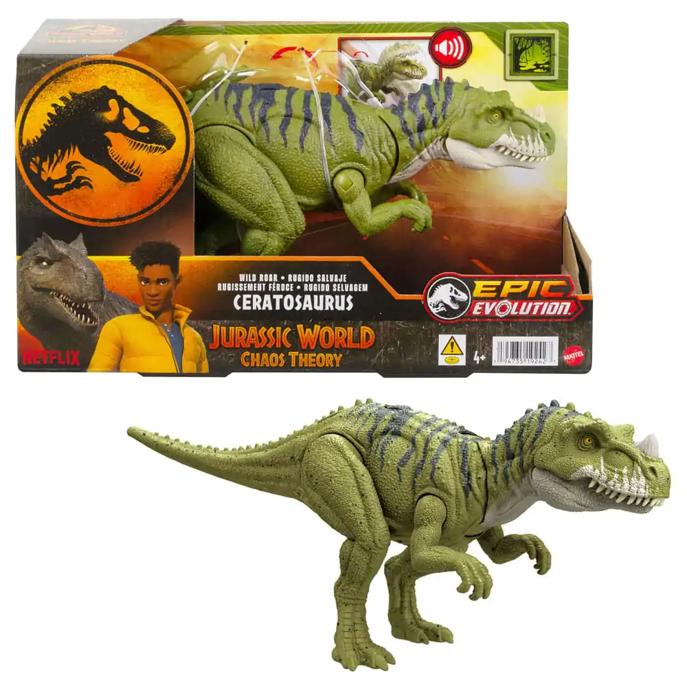 Jurassic World Epic Evolution akcijska figura Wild Roar Ceratosaurus fotografija proizvoda