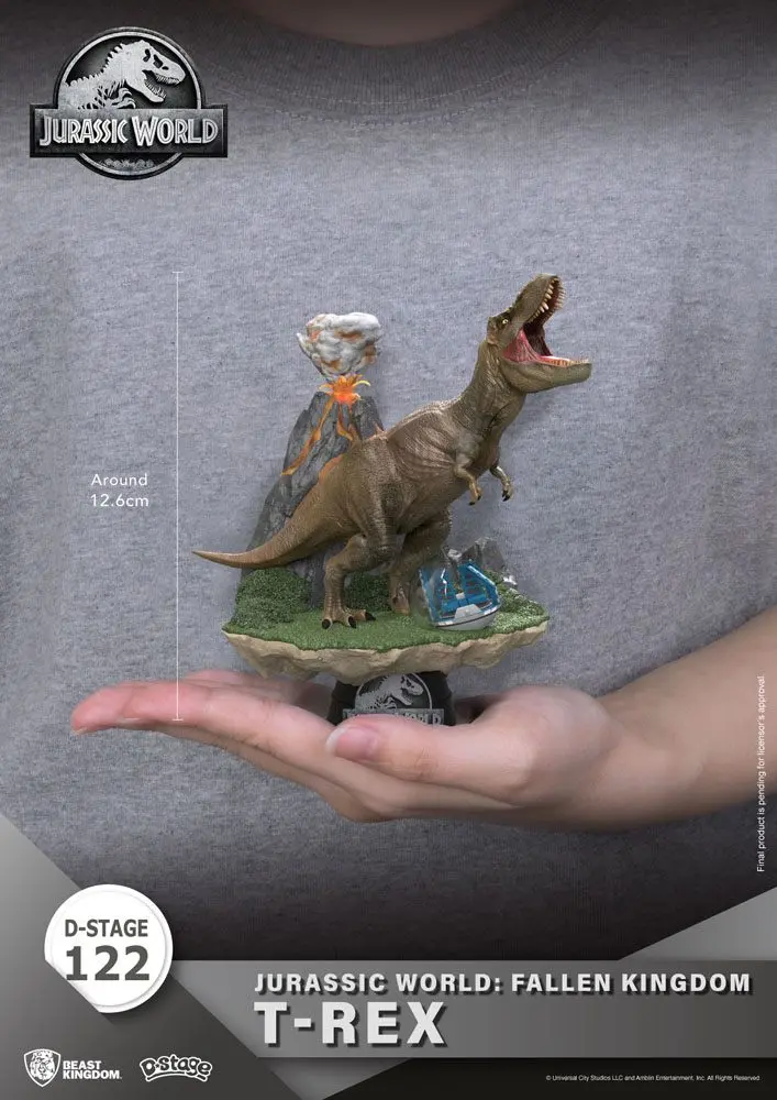 Jurassic World: Fallen Kingdom D-Stage PVC diorama T-Rex 13 cm fotografija proizvoda