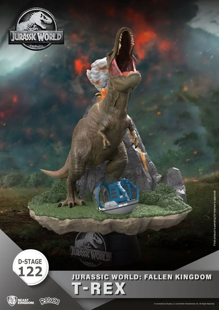 Jurassic World: Fallen Kingdom D-Stage PVC diorama T-Rex 13 cm fotografija proizvoda