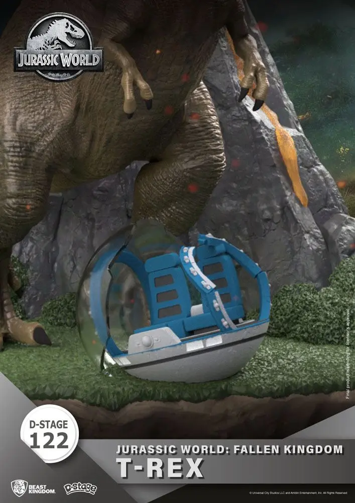 Jurassic World: Fallen Kingdom D-Stage PVC diorama T-Rex 13 cm fotografija proizvoda