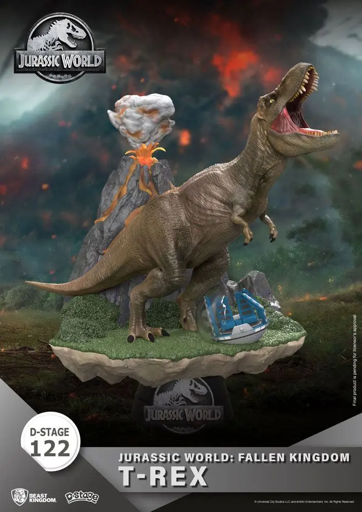 Jurassic World: Fallen Kingdom D-Stage PVC diorama T-Rex 13 cm fotografija proizvoda