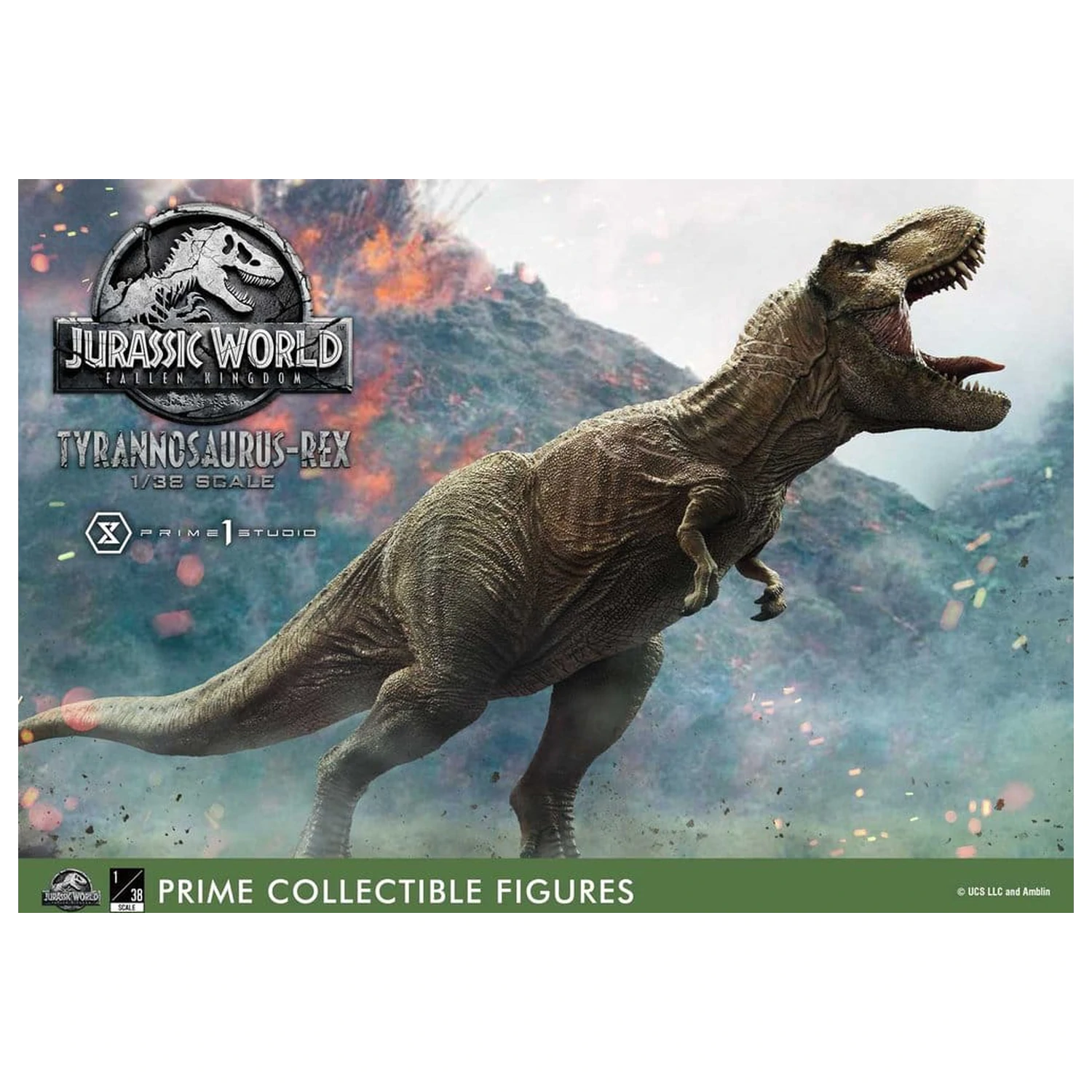 Jurassic World: Fallen Kingdom (Film) Prime Collectible Figures kip 1/38 Tyrannosaurus Rex 23 cm fotografija proizvoda