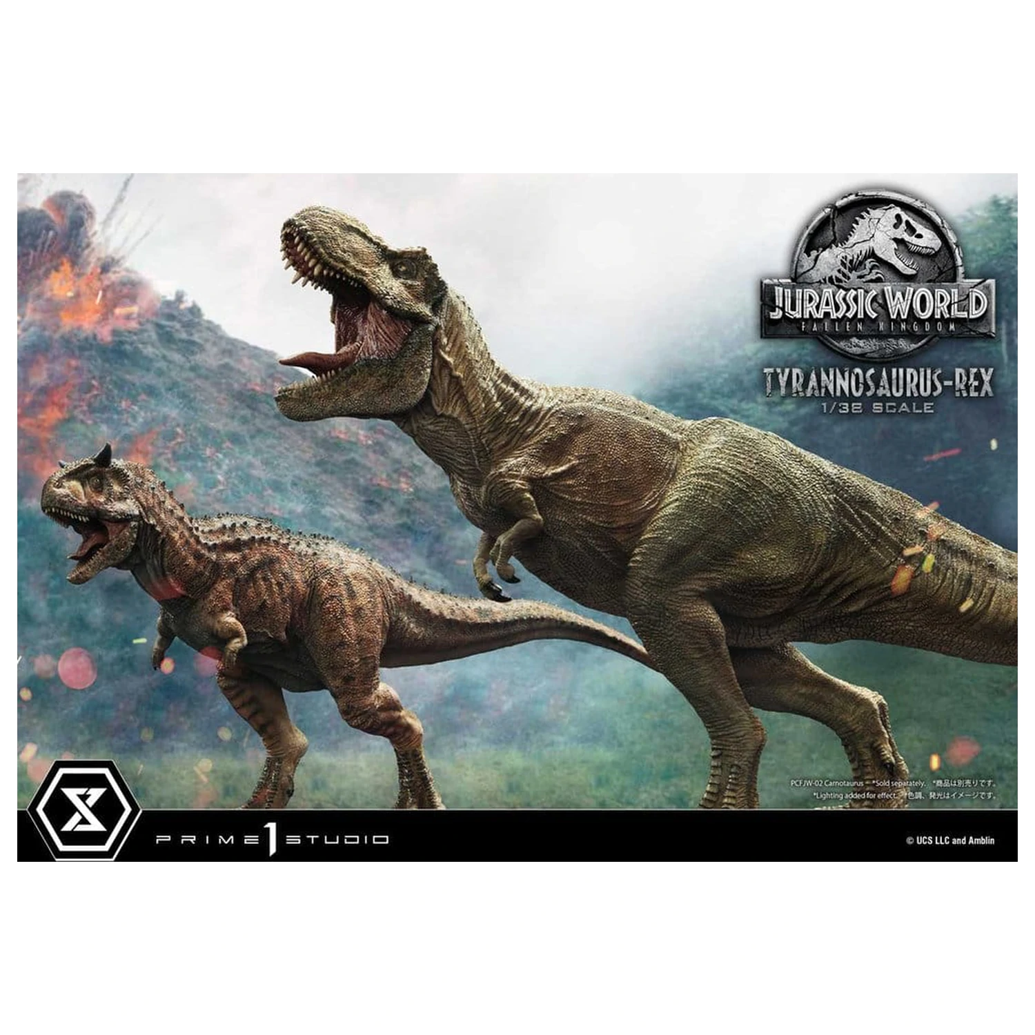 Jurassic World: Fallen Kingdom (Film) Prime Collectible Figures kip 1/38 Tyrannosaurus Rex 23 cm fotografija proizvoda