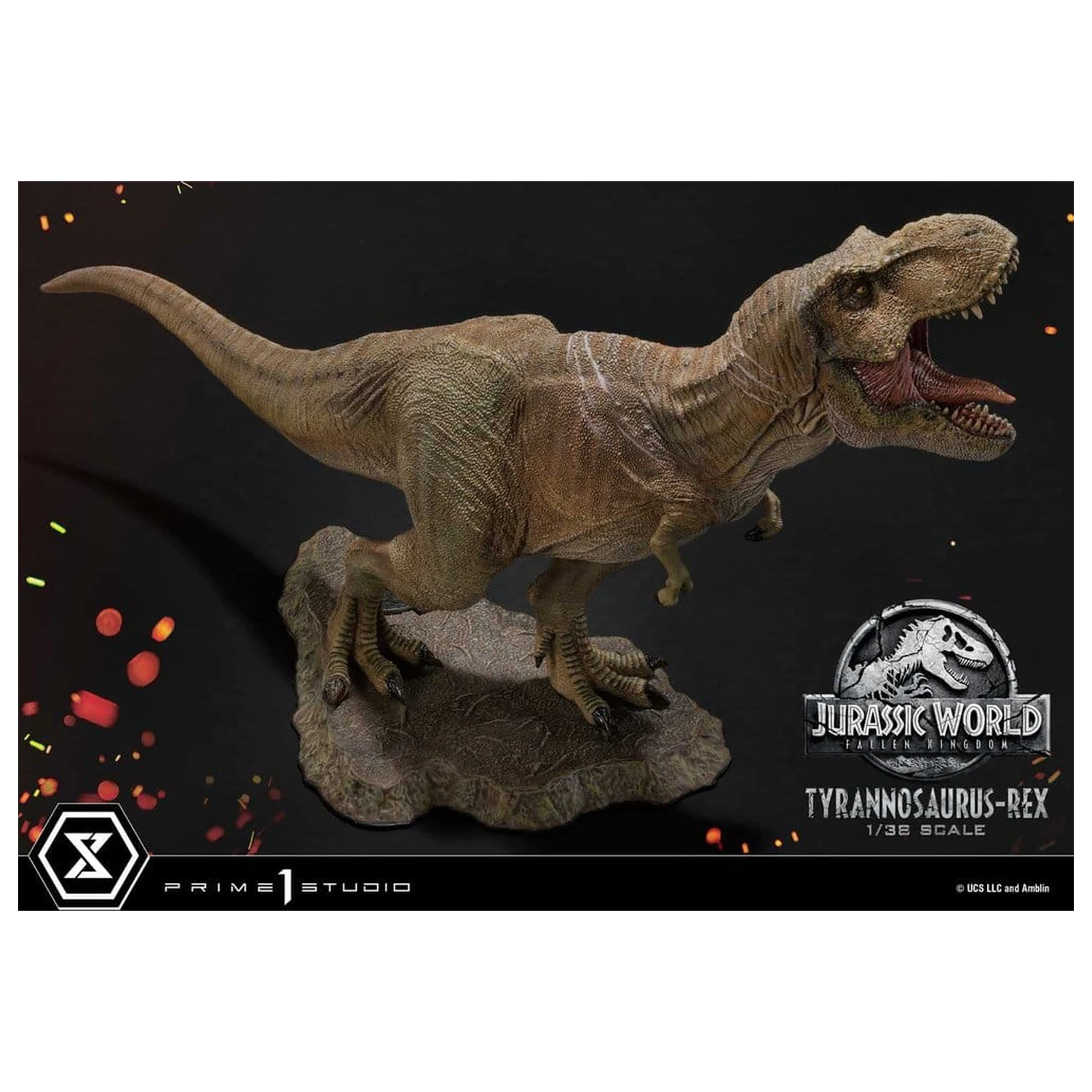 Jurassic World: Fallen Kingdom (Film) Prime Collectible Figures kip 1/38 Tyrannosaurus Rex 23 cm fotografija proizvoda