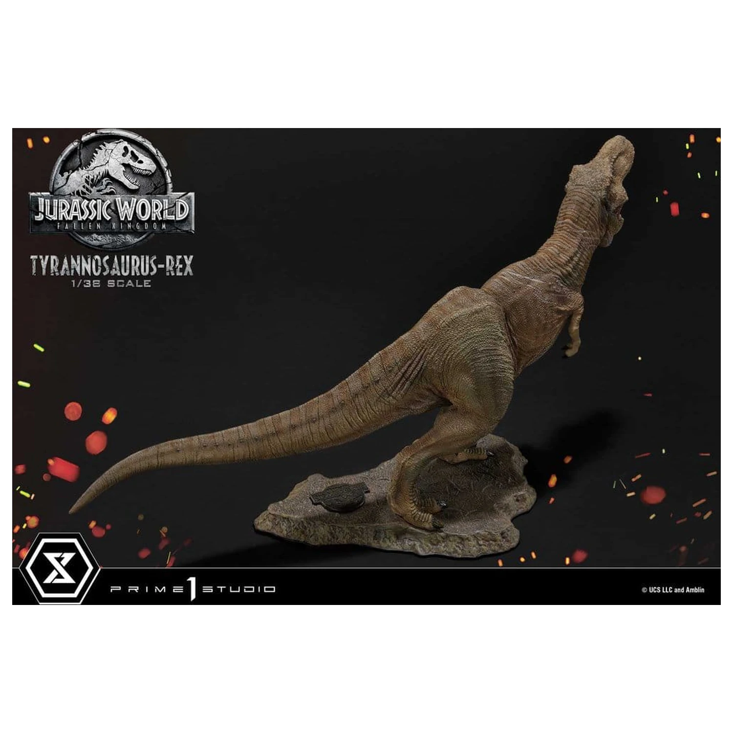 Jurassic World: Fallen Kingdom (Film) Prime Collectible Figures kip 1/38 Tyrannosaurus Rex 23 cm fotografija proizvoda