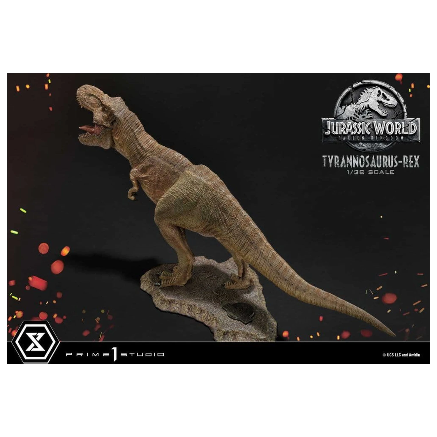 Jurassic World: Fallen Kingdom (Film) Prime Collectible Figures kip 1/38 Tyrannosaurus Rex 23 cm fotografija proizvoda