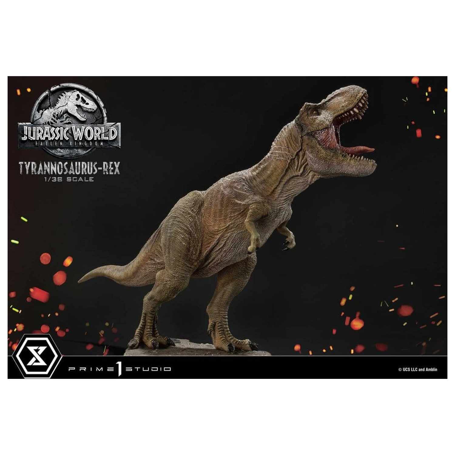 Jurassic World: Fallen Kingdom (Film) Prime Collectible Figures kip 1/38 Tyrannosaurus Rex 23 cm fotografija proizvoda