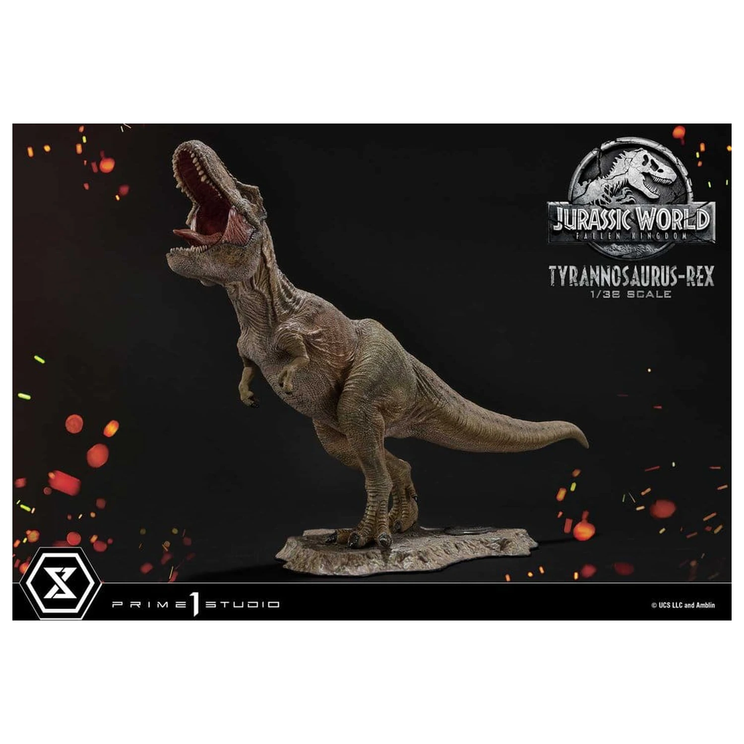 Jurassic World: Fallen Kingdom (Film) Prime Collectible Figures kip 1/38 Tyrannosaurus Rex 23 cm fotografija proizvoda