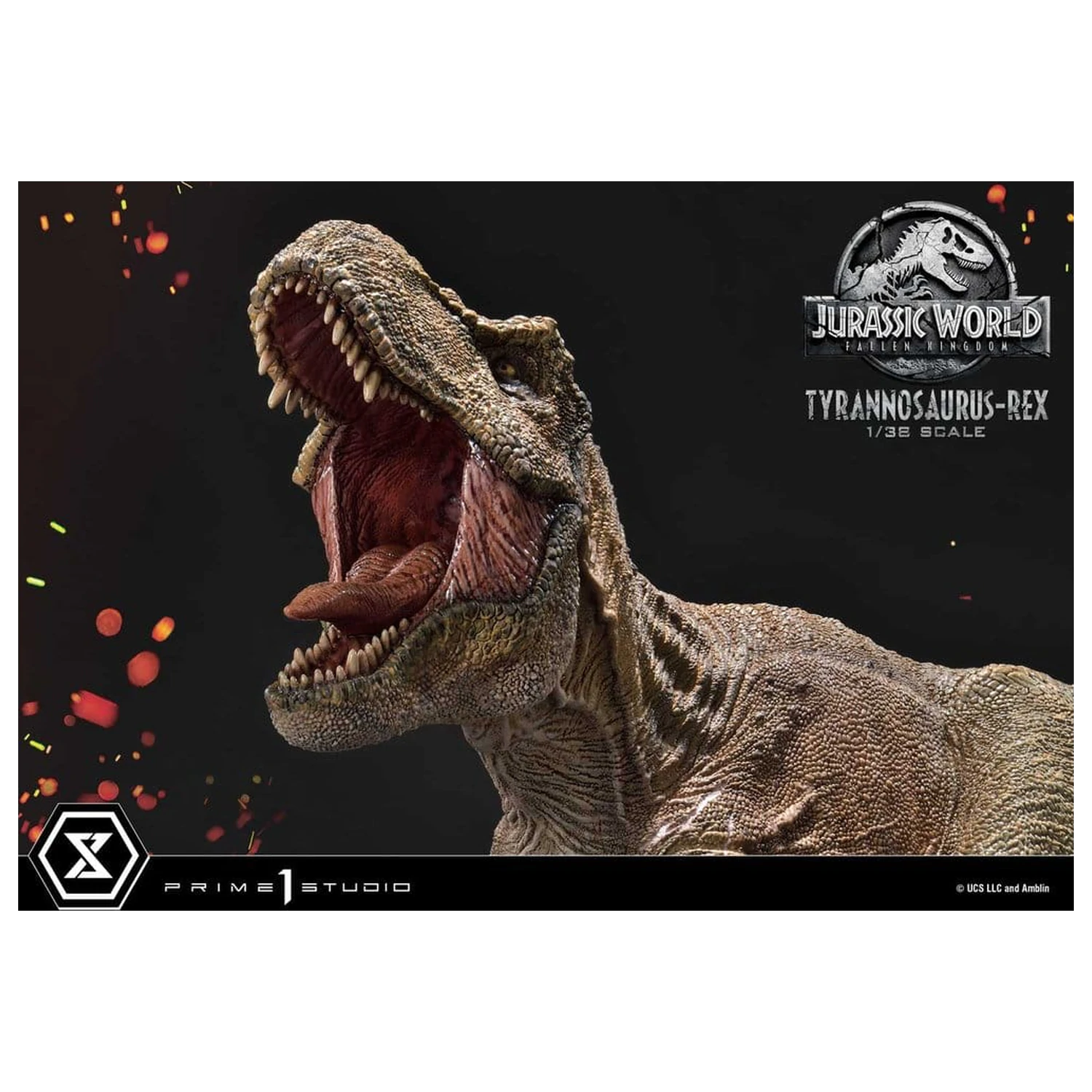 Jurassic World: Fallen Kingdom (Film) Prime Collectible Figures kip 1/38 Tyrannosaurus Rex 23 cm fotografija proizvoda