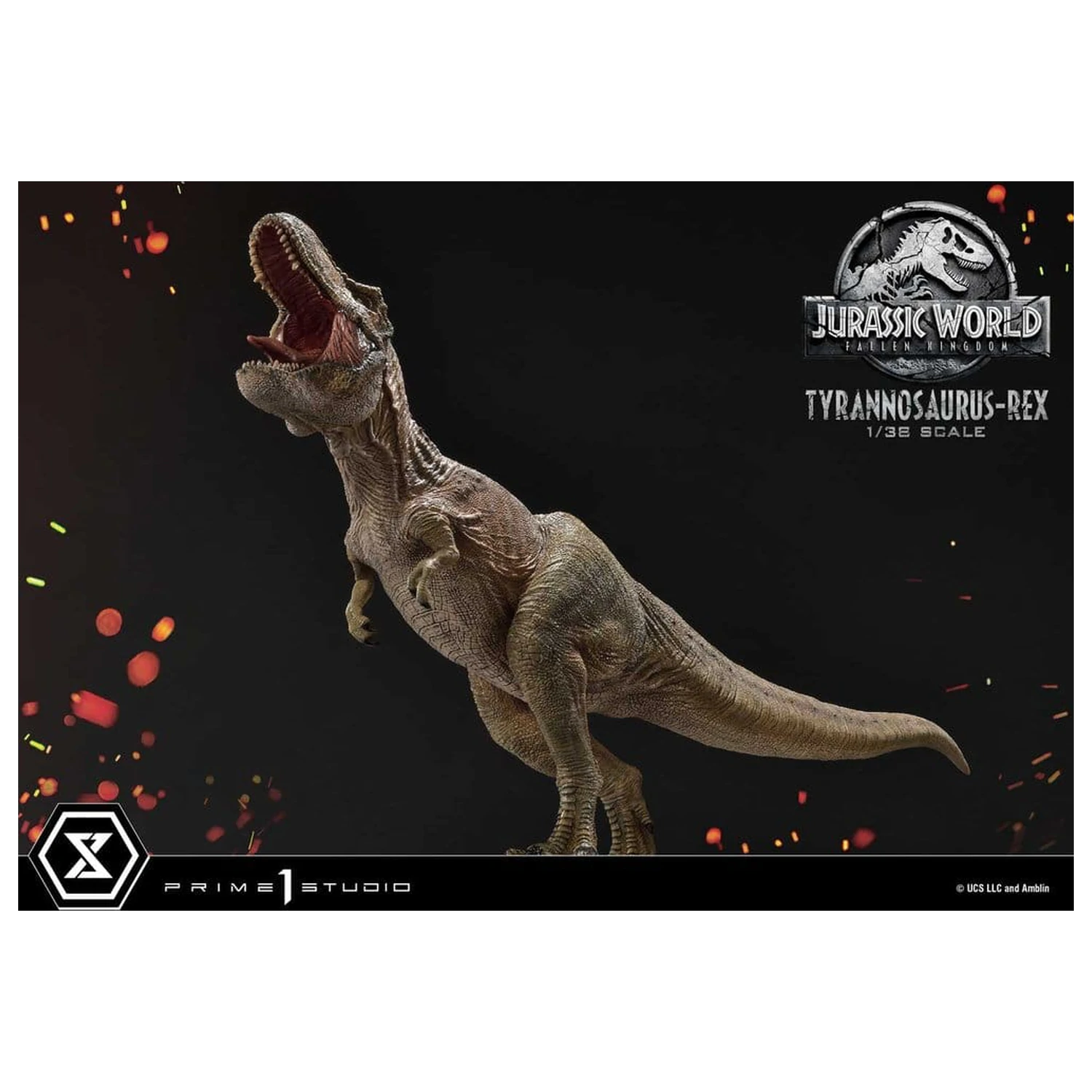Jurassic World: Fallen Kingdom (Film) Prime Collectible Figures kip 1/38 Tyrannosaurus Rex 23 cm fotografija proizvoda