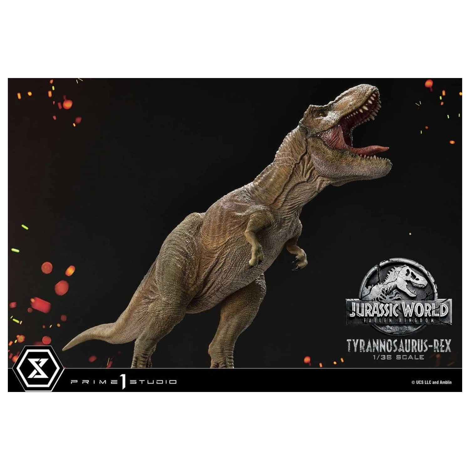 Jurassic World: Fallen Kingdom (Film) Prime Collectible Figures kip 1/38 Tyrannosaurus Rex 23 cm fotografija proizvoda